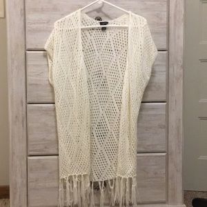 cardigan with tassels